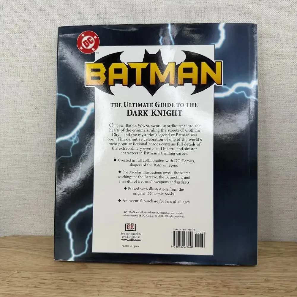 DC Comics Batman Ultimate Guide to the Dark Knight by Scott Beatty DK Book